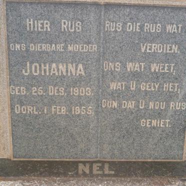NEL Johanna 1903-1955