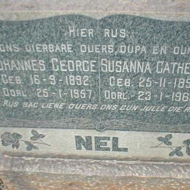 NEL Johannes George 1892-1957 &amp; Susanna Catherina 1897-1965