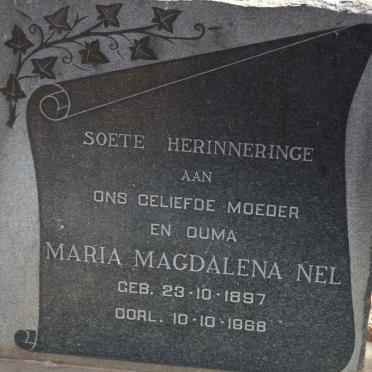 NEL Maria Magdalena 1897-1968