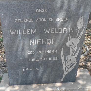 NIEHOF Willem Weldrik 1944-1963