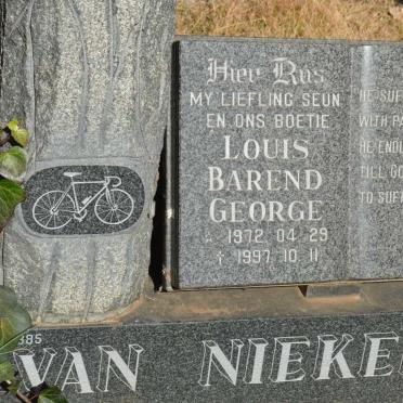 NIEKERK Louis Barend George, van 1972-1997