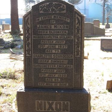 NIXON James -1937 :: SCHROEDER Charlotte nee SIMMONS -1922