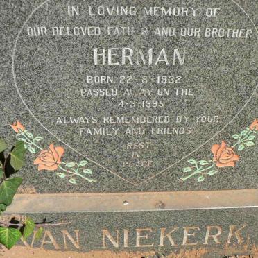 NIEKERK Herman, van 1932-1995