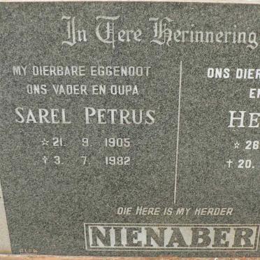 NIENABER Sarel Petrus 1905-1982 &amp; Hester 1913-2008