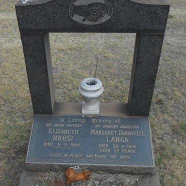 NKOSI Elizabeth -1944 :: LANGA Margaret Fanavelle -1959