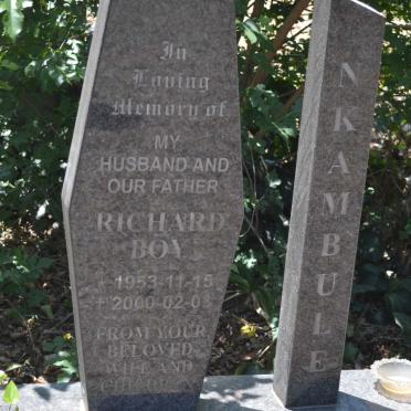 NKAMBULE Richard Boy 1953-2000