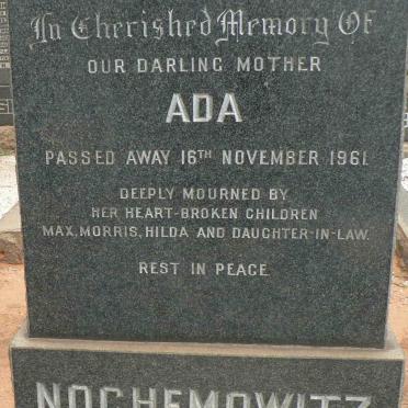 NOCHEMOWITZ Ada -1961