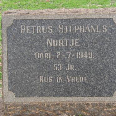 NORTJE Petrus Stephanus -1949