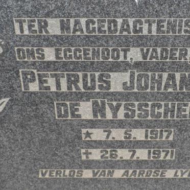 NYSSCHEN Petrus Johannes, de 1917-1971