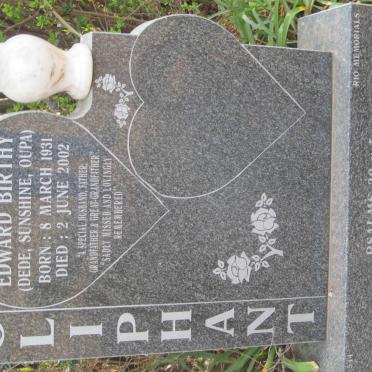 OLIPHANT Edward Birthy 1931-2002