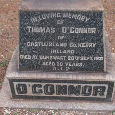 O'CONNOR Thomas -1921