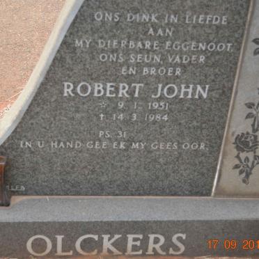 OLCKERS Robert John 1951-1984