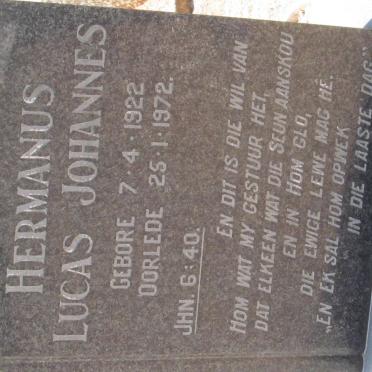 OLIVIER Hermanus Lucas Johannes 1922-1972
