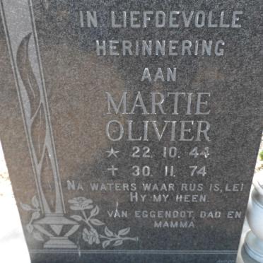 OLIVIER Martie 1944-1974