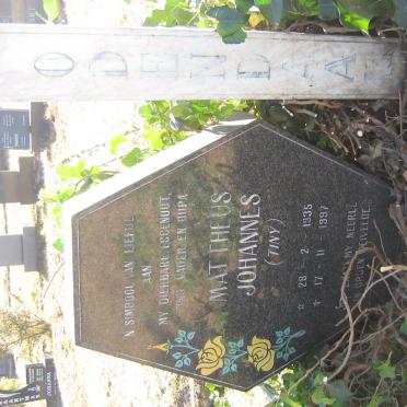 ODENDAAL Mattheus Johannes 1935-1997