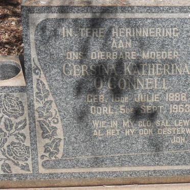 O'CONNELL Gersina Katherina 1886-1963