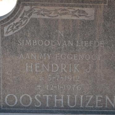 OOSTHUIZEN Hendrik J. 1912-1976