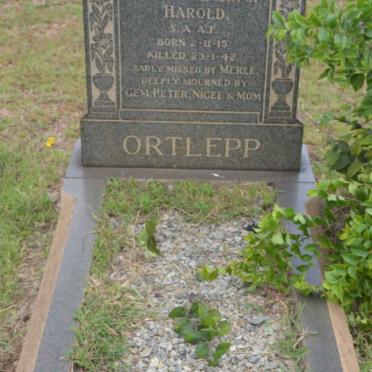 ORTLEPP Harold 1915-1942 &amp; Kathleen -1960