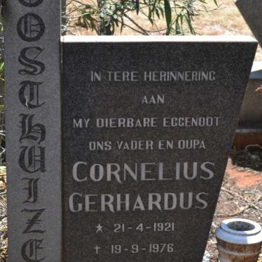 OOSTHUIZEN Cornelius Gerhardus 1921-1976