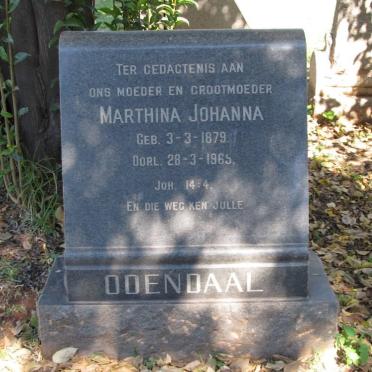 ODENDAAL Marthina Johanna 1879-1965 :: ODENDAAL Kate 1910-2004