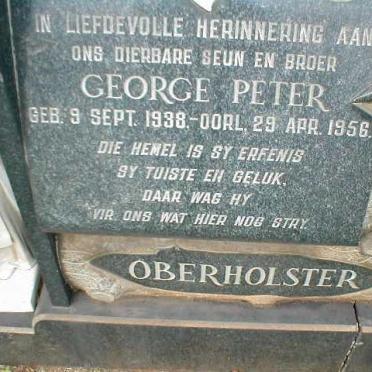 OBERHOLSTER George Peter 1938-1956