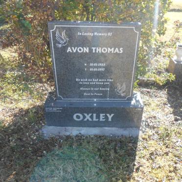OXLEY Avon Thomas 1923-1997