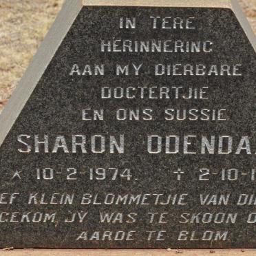 ODENDAAL Sharon 1974-1975