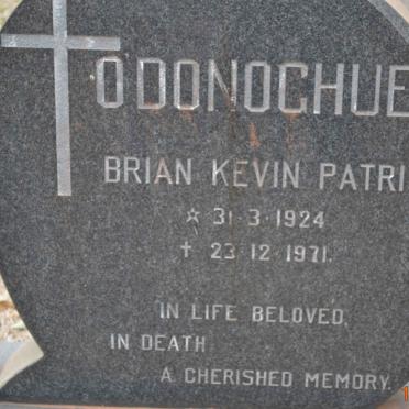 O'DONOGHUE Brian Kevin Patrick 1924-1971