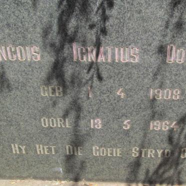 OOSTHUIZEN Francois Ignatius 1909-1964