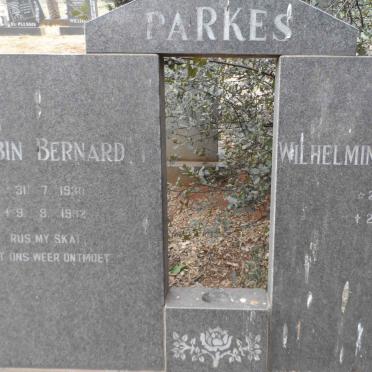 PARKES Reubin Bernard 1930-1992 &amp; Wilhelmina Magdalena 1926-1994
