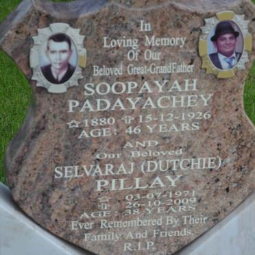 PADAYACHEY Soopayah 1880-1926 :: PILLAY Selvaraj 1971-2009