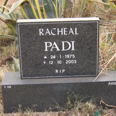 PADDI Racheal 1975-2002