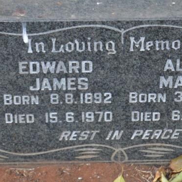 PAULL Edward James 1892-1970 &amp; Aline Marie 1896-1982
