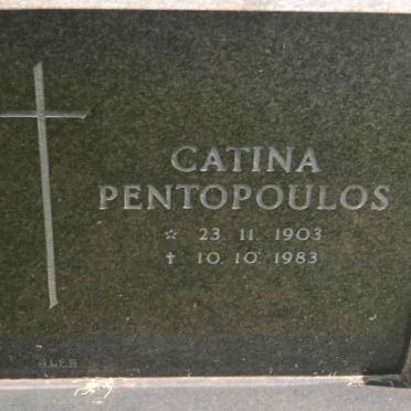 PENTOPOULOS Catina 1903-1983
