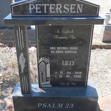 PETERSEN Lilly 1928-2000