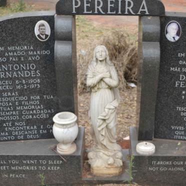 PEREIRA Antonio Fernandes 1908-1973 &amp; Deolinda Fernandes 1921-2009