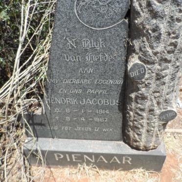 PIENAAR Hendrik Jacobus 1914-1967
