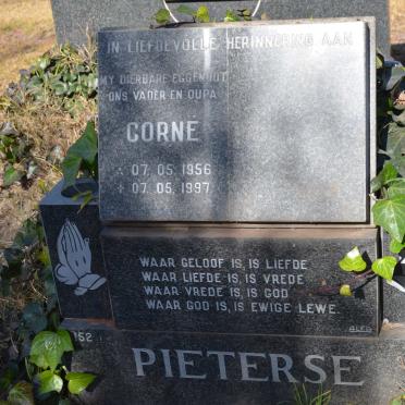 PIETERSE Corné 1956-1997