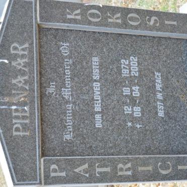 PIENAAR Patricia Kokosi 1972-2002