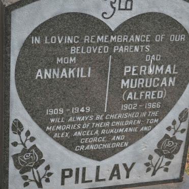 PILLAY Perumal Murugan 1902-1966 &amp; Annakili 1909-1949