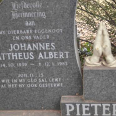PIETERSE Johannes Mattheus Albert 1939-1985