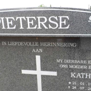 PIETERSE Kathy 1943-2001