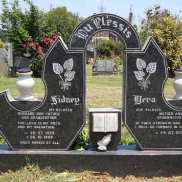 PLESSIS Sidney, du 1928-1998 &amp; Vera 1932-