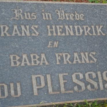 PLESSIS Frans Hendrik, du :: DU PLESSIS Frans