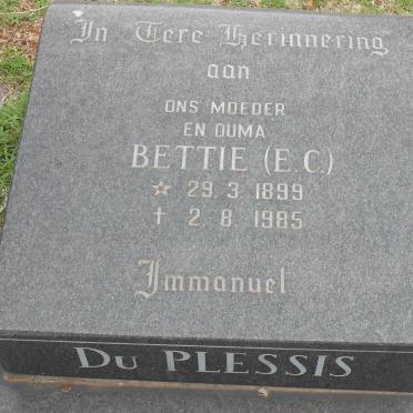 PLESSIS E.C., du 1899-1985