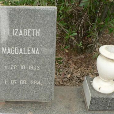 PLOOY Elizabeth Magdalena, du 1903-1984