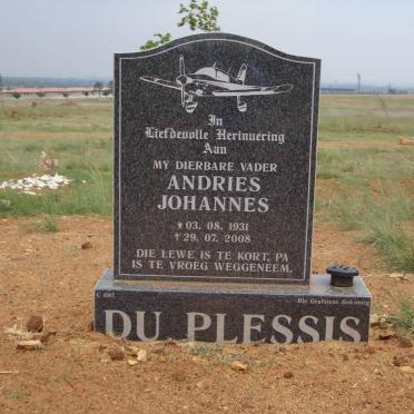 PLESSIS Andries Johannes, du 1931-2008