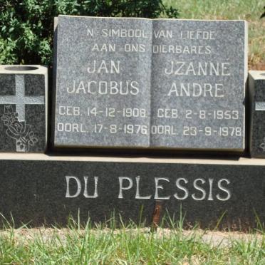 PLESSIS Jan Jacobus, du 1908-1976 :: DU PLESSIS Jzanné André 1953-1978