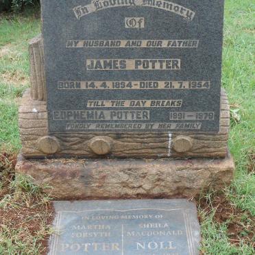 POTTER James 1894-1954