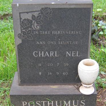 POSTHUMUS Charl Nel 1959-1960